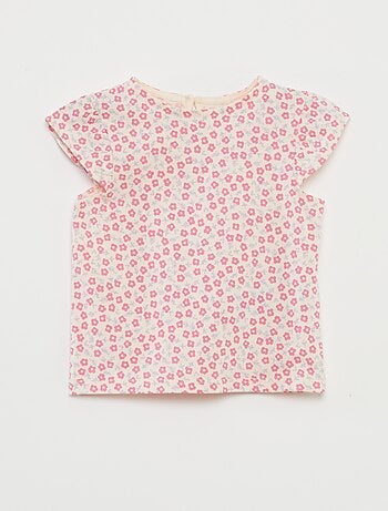 Ensemble short + t-shirt volanté - 2 pièces