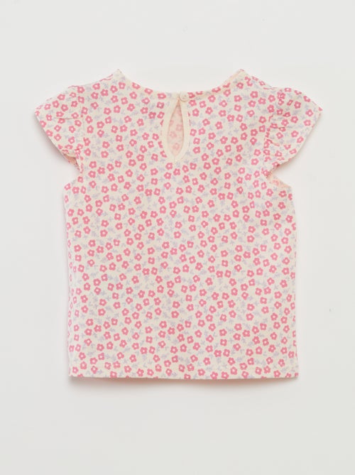 Ensemble short + t-shirt volanté - 2 pièces - Kiabi