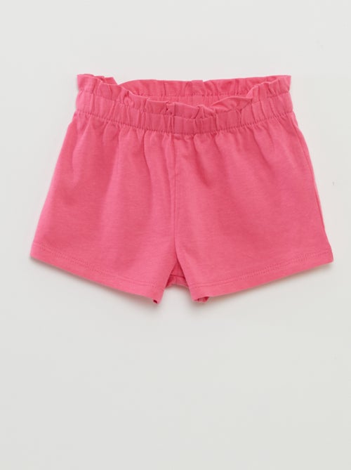 Ensemble short + t-shirt volanté - 2 pièces - Kiabi