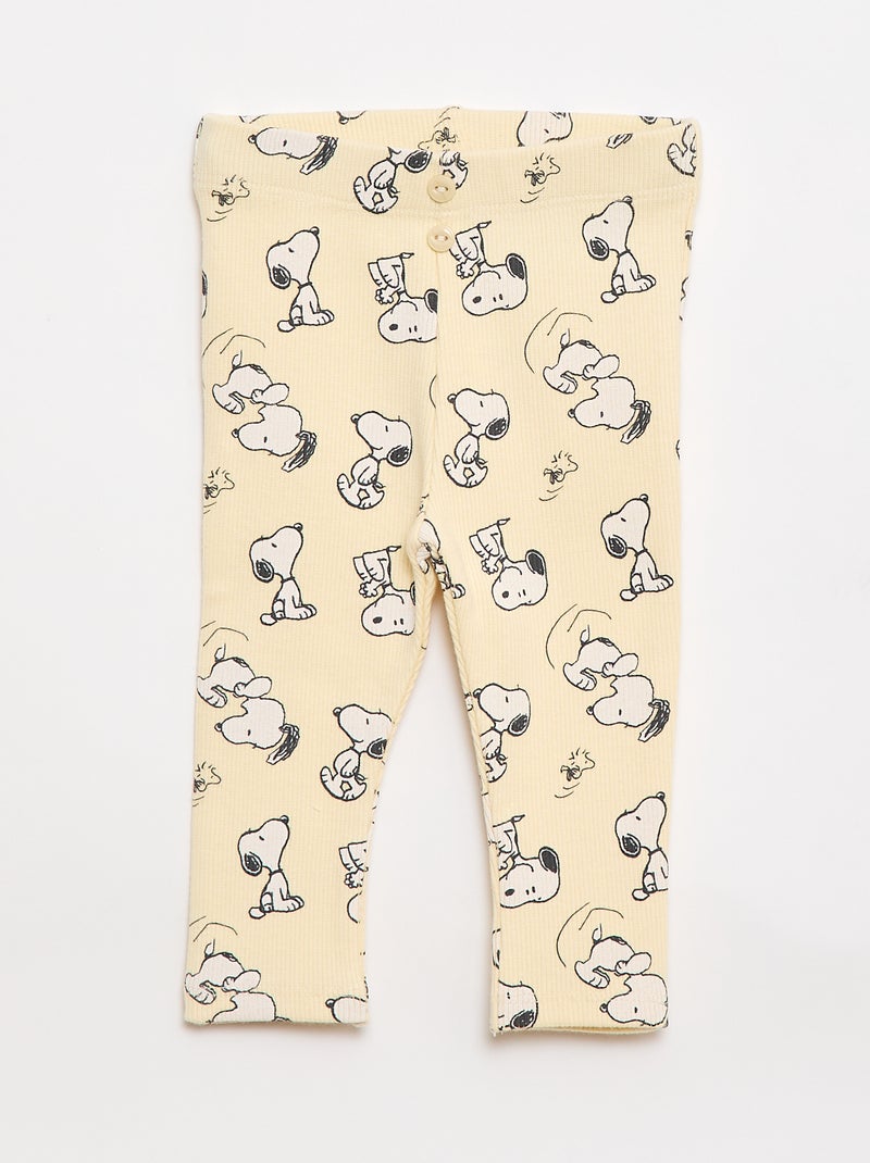 Ensemble 'Snoopy' 2 pièces Sweat-shirt + legging Bleu - Kiabi