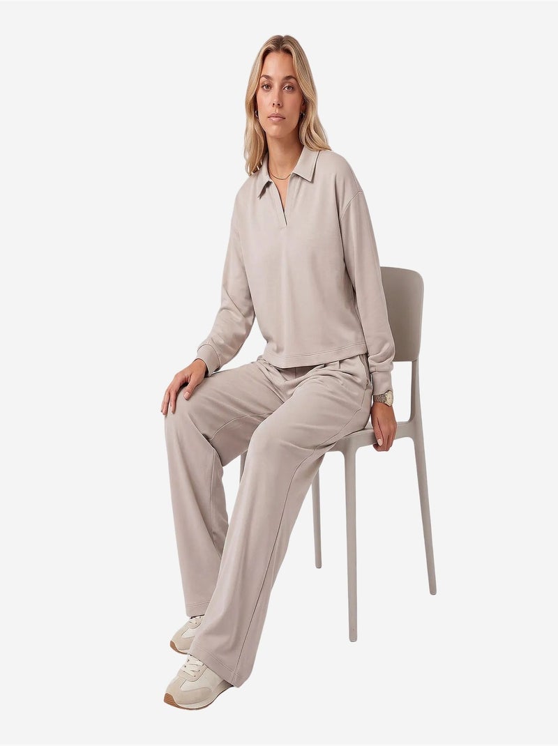Ensemble sportif femme tommy Sable - Kiabi