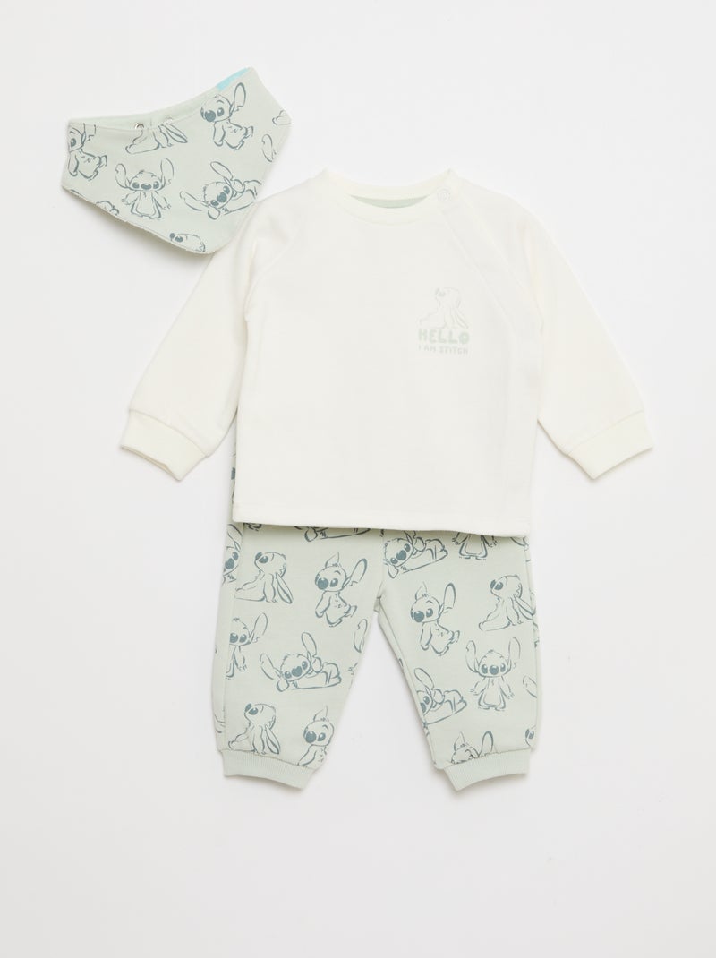 Ensemble sweat - pantalon + Bandana - 2 pièces Vert - Kiabi