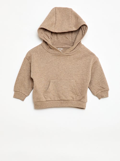 Ensemble sweat à capuche + jogging monochrome - 2 pièces - Kiabi