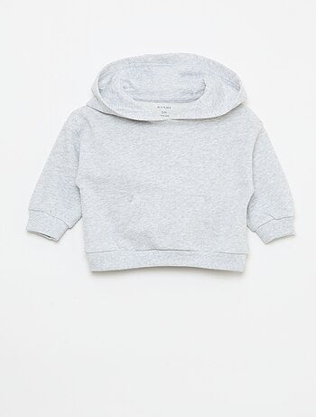 Ensemble sweat à capuche + jogging monochrome - 2 pièces