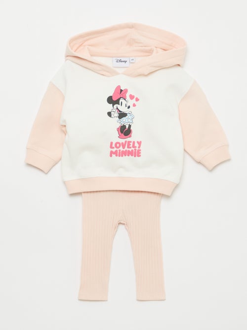 Ensemble sweat à capuche + legging 'Minnie' - Kiabi