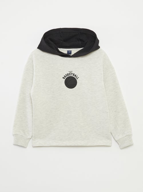 Ensemble sweat à capuche + short en molleton léger - 2 pièces - Kiabi