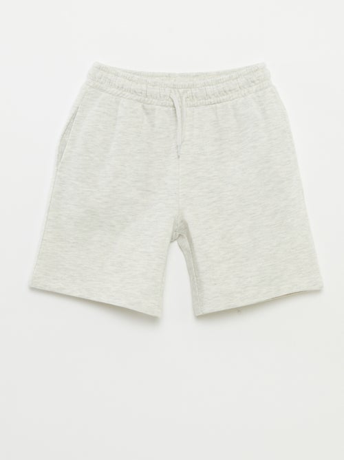 Ensemble sweat à capuche + short en molleton léger - 2 pièces - Kiabi