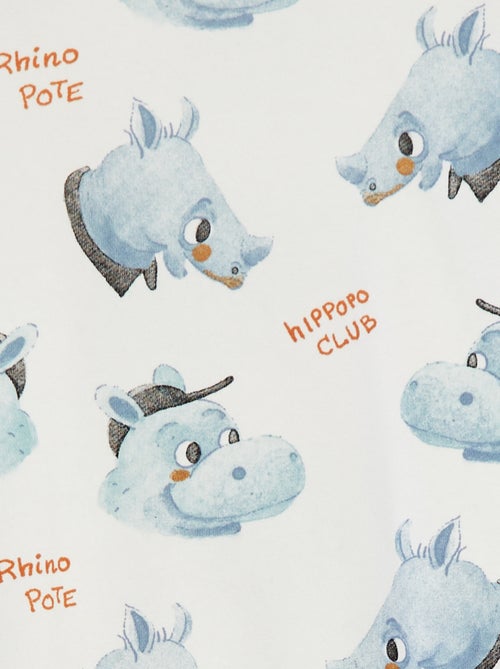 Ensemble sweat en french terry + short - 2 pièces - Kiabi