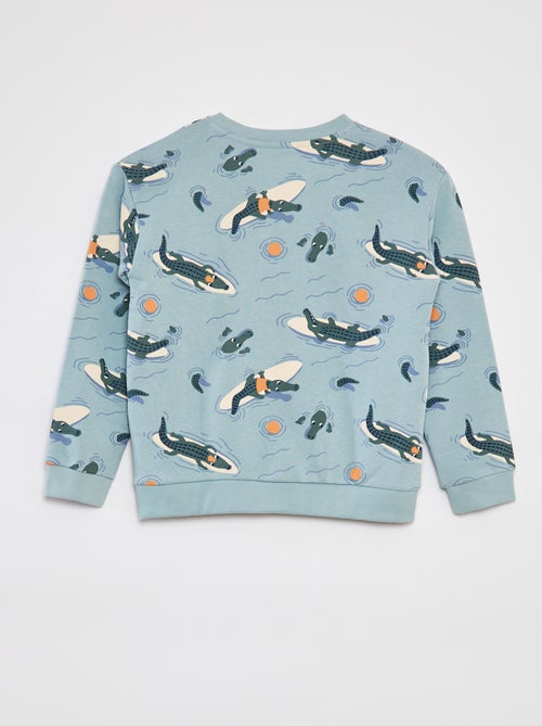 Ensemble sweat en french terry + short - 2 pièces - Kiabi