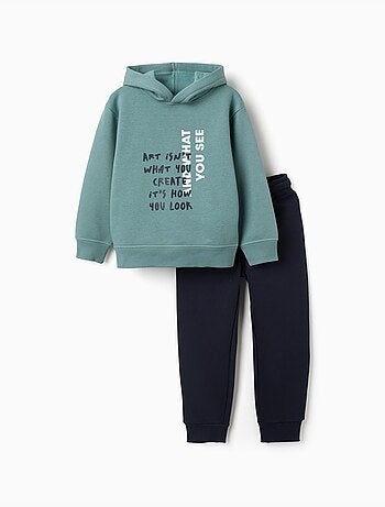 Ensemble sweat et pantalon de jogging avec imprimé