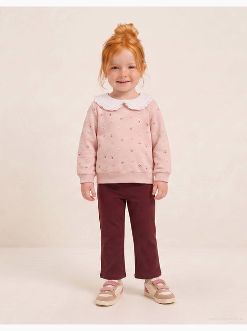 Ensemble sweat et pantalon en coton - Kiabi