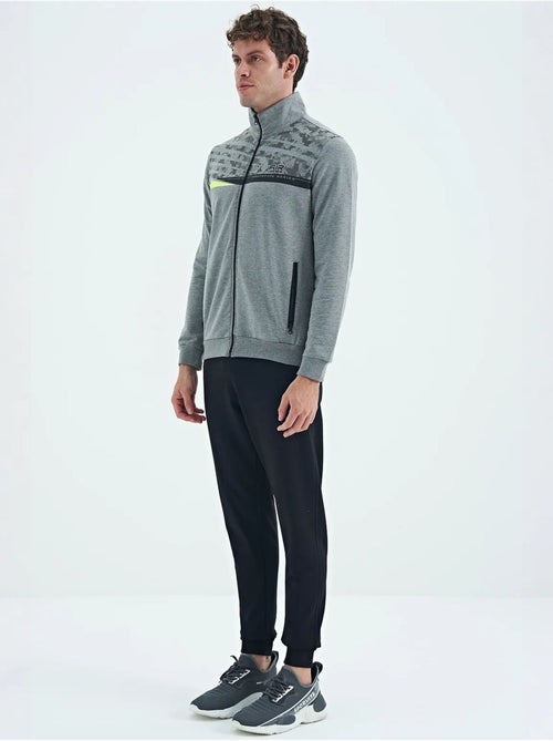 Ensemble sweat et pantalon imprimé à col zippé tommy - Kiabi
