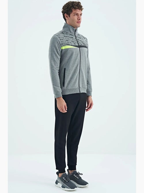Ensemble sweat et pantalon imprimé à col zippé tommy - Kiabi