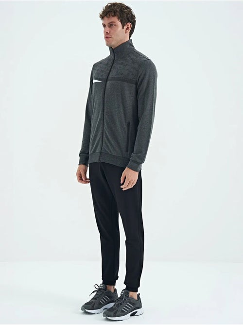 Ensemble sweat et pantalon imprimé à col zippé tommy - Kiabi