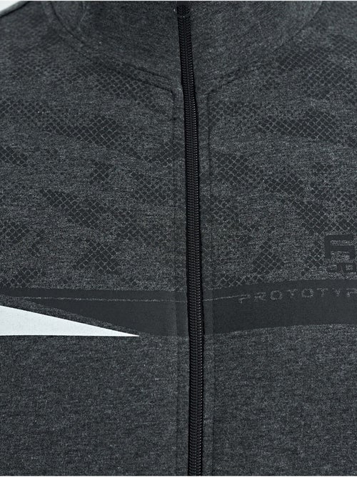 Ensemble sweat et pantalon imprimé à col zippé tommy - Kiabi