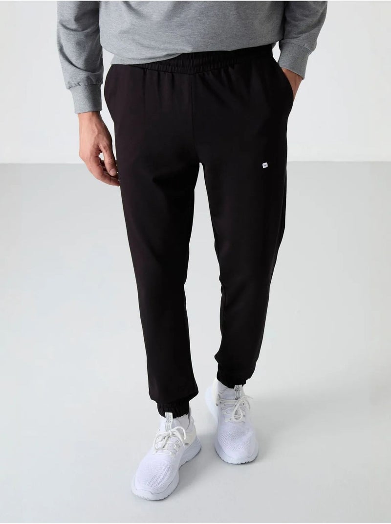 Ensemble sweat et pantalon oversize col rond tommy Gris clair - Kiabi