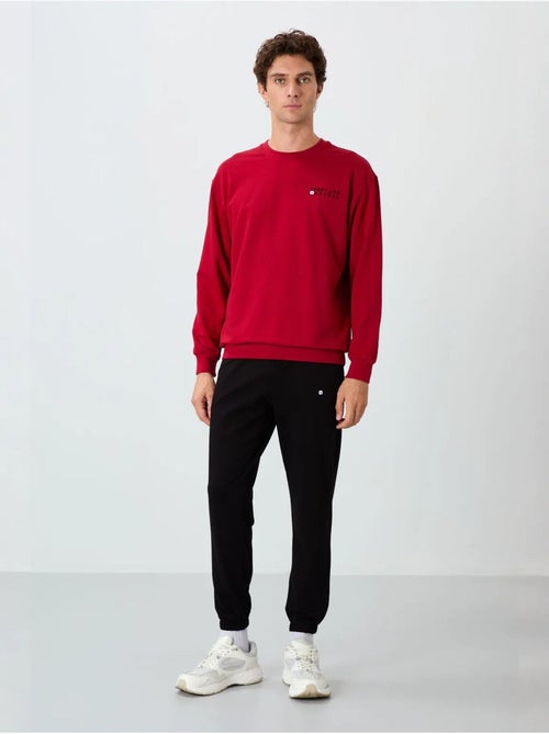 Ensemble sweat et pantalon oversize col rond tommy - Kiabi