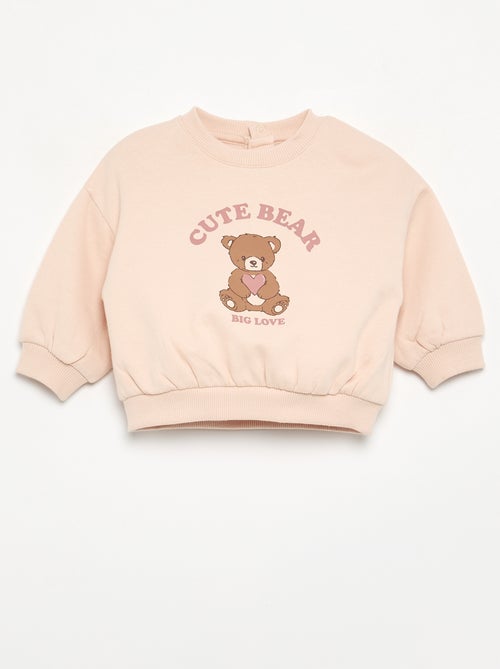 Ensemble sweat imprimé + legging - Kiabi