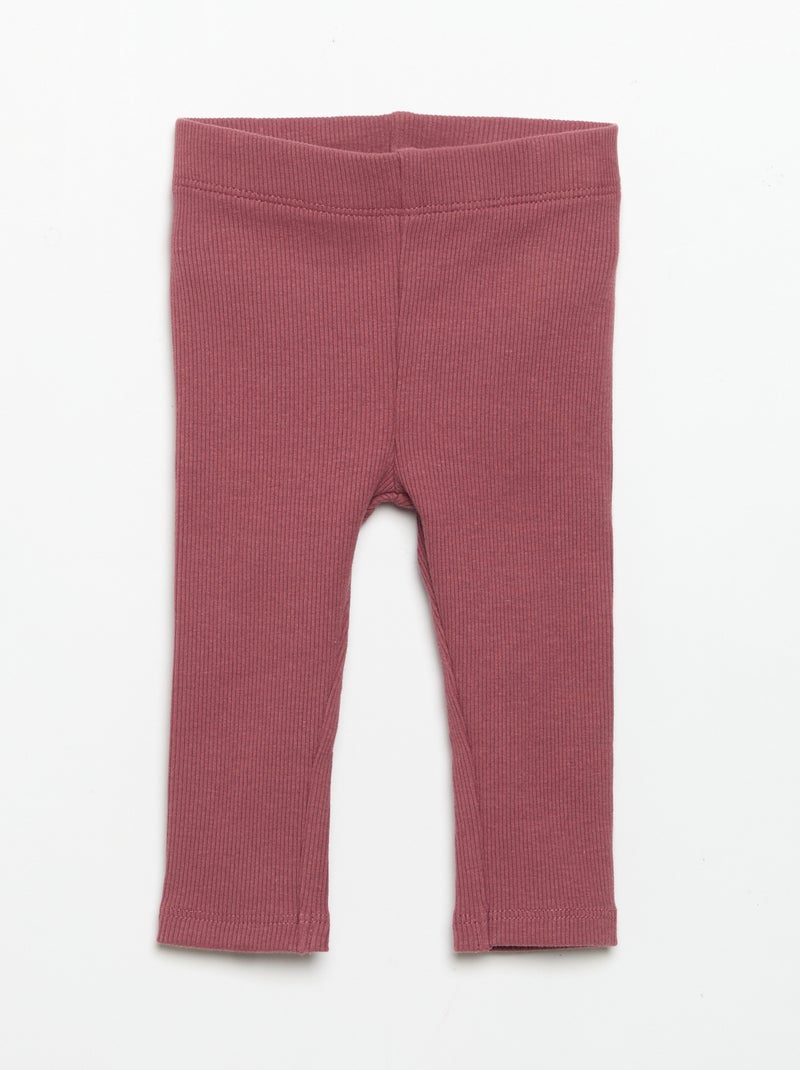 Ensemble sweat imprimé + legging Violet - Kiabi