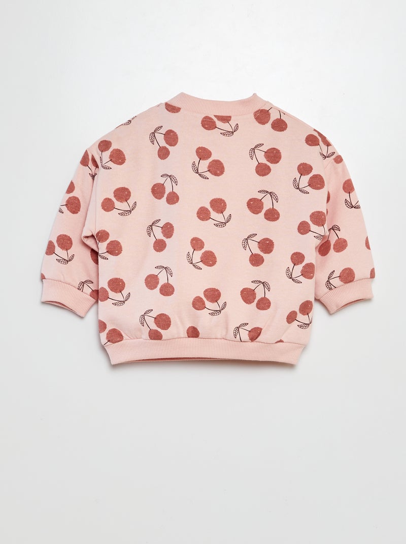 Ensemble sweat + jogging - 2 pièces Rose - Kiabi