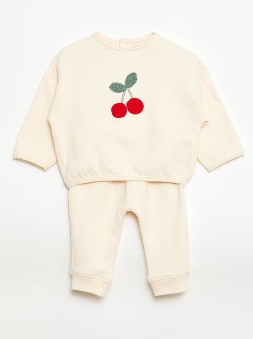 Ensemble sweat + jogging fantaisie - Kiabi Ensemble sweat + jogging fantaisie - Kiabi