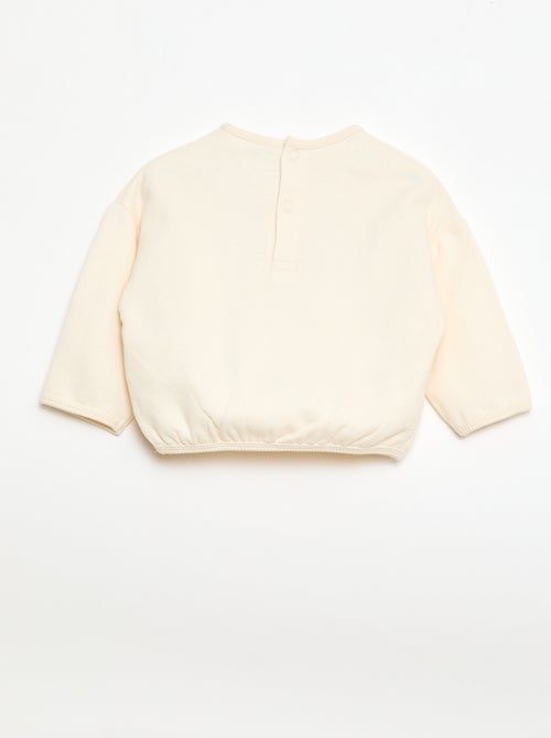 Ensemble sweat + jogging fantaisie - Kiabi Ensemble sweat + jogging fantaisie - Kiabi