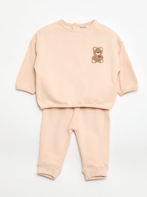 Ensemble sweat + jogging fantaisie - Kiabi Ensemble sweat + jogging fantaisie - Kiabi