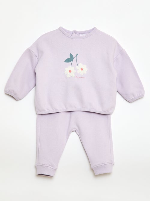 Ensemble sweat + jogging fantaisie - Kiabi Ensemble sweat + jogging fantaisie - Kiabi