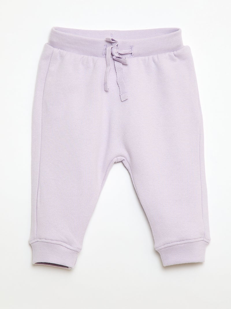 Ensemble sweat + jogging fantaisie Violet - Kiabi