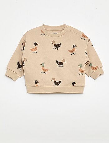 Ensemble sweat + jogging imprimé fantaisie - 2 pièces