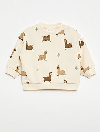 Ensemble sweat + jogging imprimé fantaisie - 2 pièces