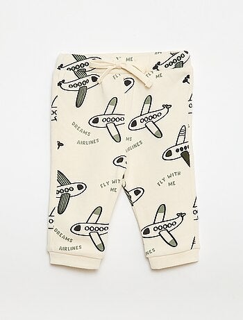 Ensemble sweat + jogging imprimé fantaisie - 2 pièces