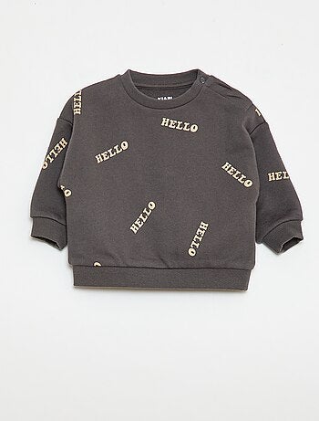 Ensemble sweat + jogging imprimé fantaisie - 2 pièces