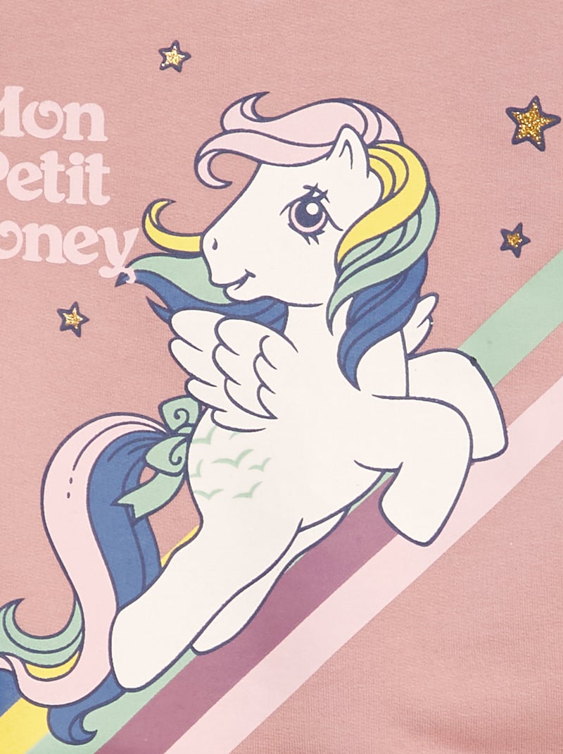 Ensemble sweat + jogging 'Mon petit poney'- 2 pièces Rose - Kiabi