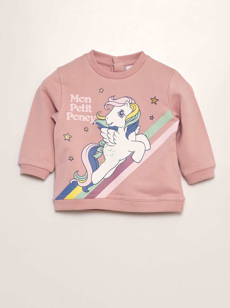 Ensemble sweat + jogging 'Mon petit poney'- 2 pièces Rose - Kiabi