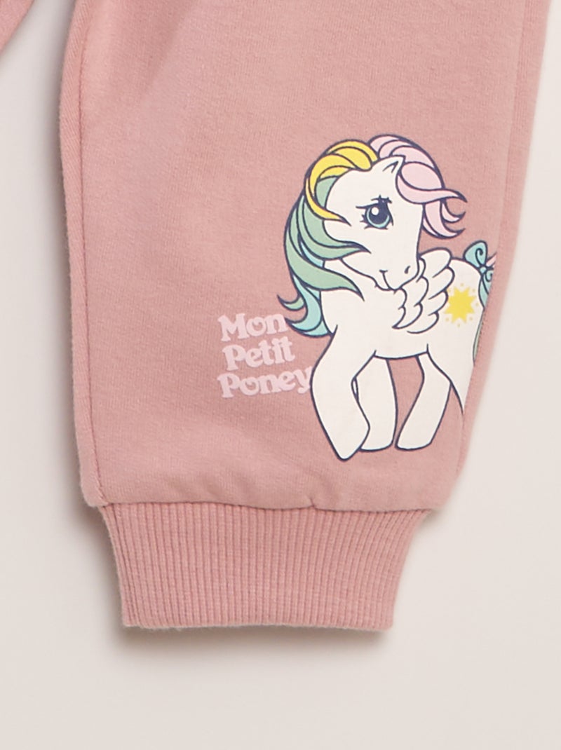 Ensemble sweat + jogging 'Mon petit poney'- 2 pièces Rose - Kiabi