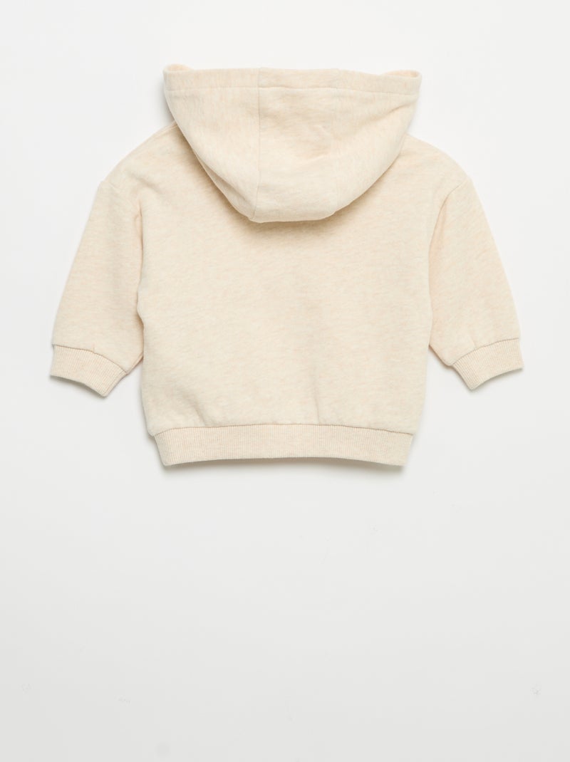 Ensemble sweat + jogging + t-shirt - 3 pièces Beige - Kiabi