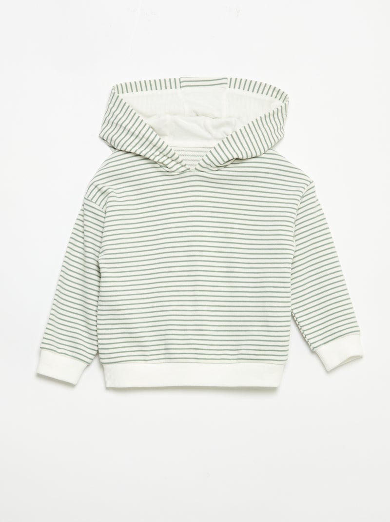 Ensemble sweat + jogging + t-shirt - 3 pièces Kaki - Kiabi