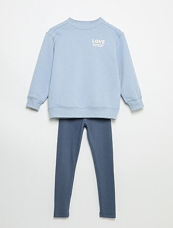 Ensemble sweat + legging - 2 pièces