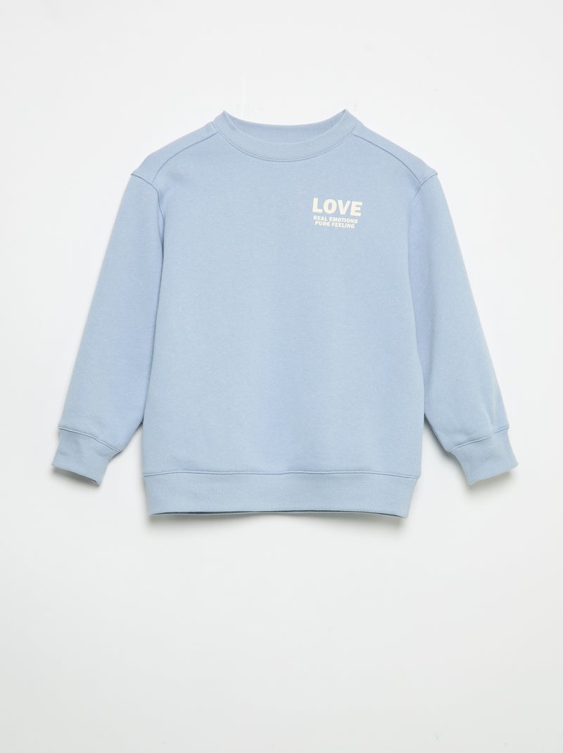 Ensemble sweat + legging - 2 pièces Bleu - Kiabi