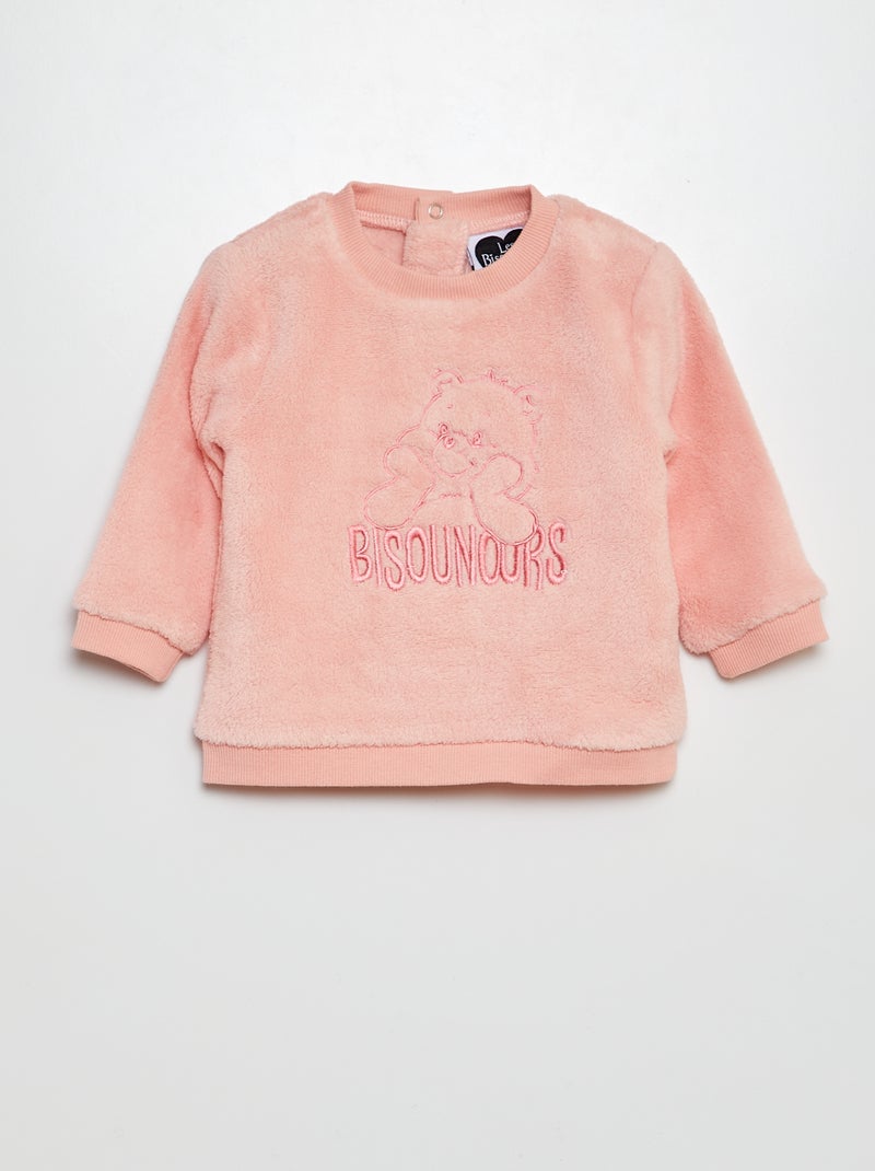 Ensemble sweat + legging 'Bisounours' - 2 pièces Rose - Kiabi
