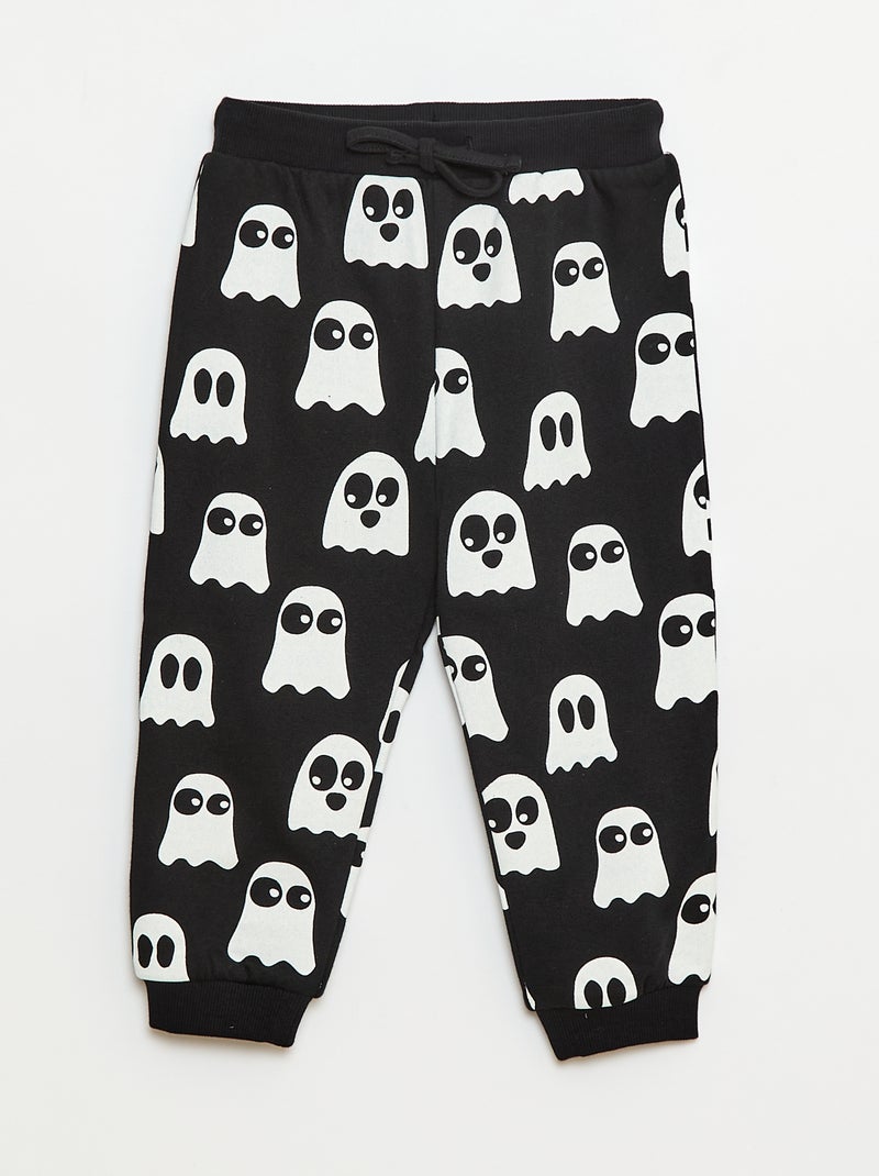 Ensemble sweat + legging 'Halloween' Noir - Kiabi