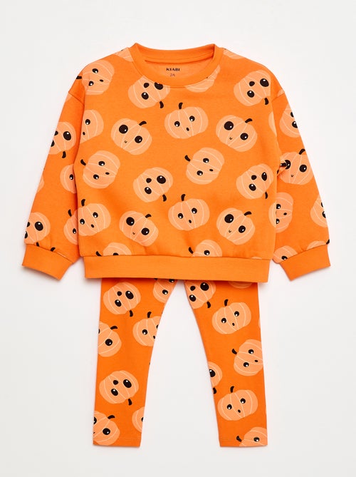 Ensemble sweat + legging 'Halloween' - Kiabi