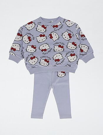 Ensemble sweat + legging 'Hello kitty' en coton