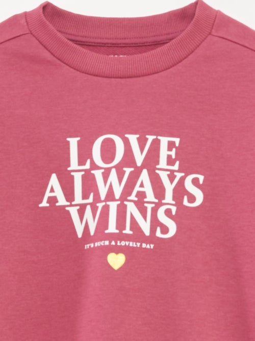 Ensemble sweat + legging imprimé - 2 pièces - Kiabi