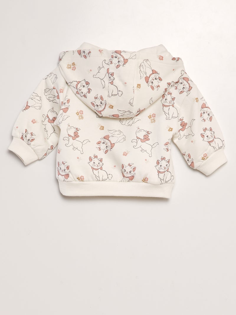 Ensemble sweat + legging 'Marie' des 'Aristochats' Blanc/rose - Kiabi