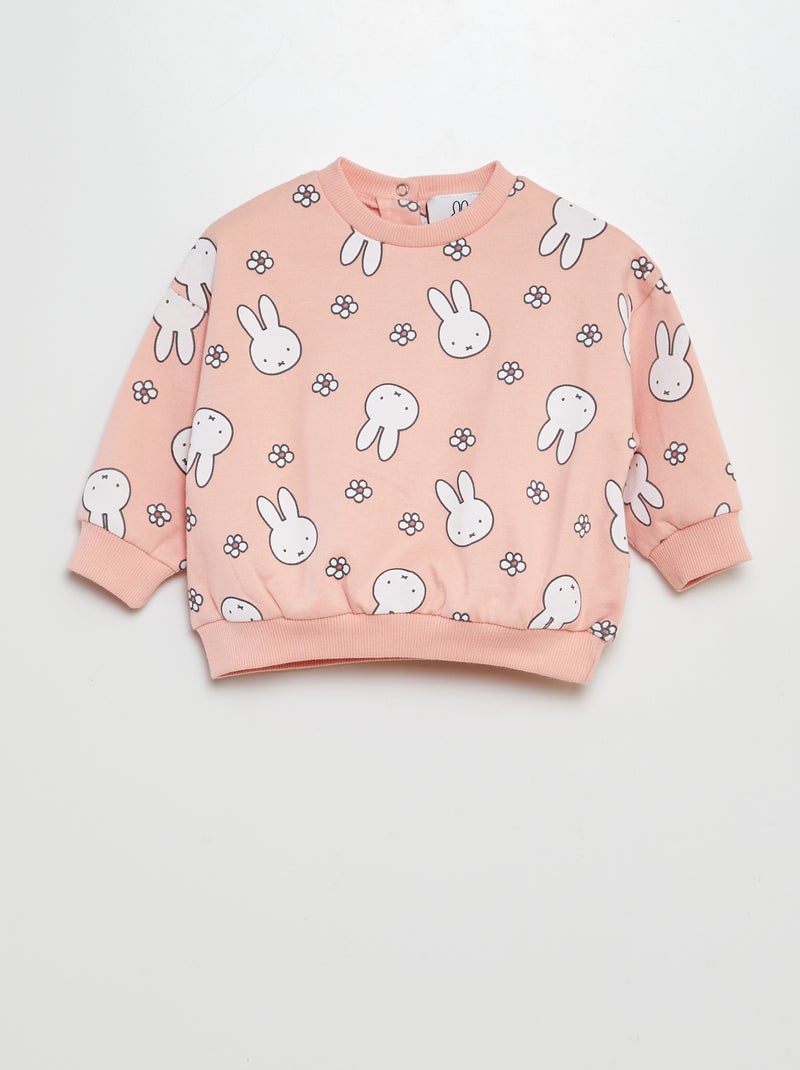 Ensemble sweat + legging 'Miffy' - 2 pièces Rose - Kiabi