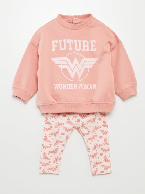 Ensemble sweat + legging Wonder Woman - 2 pièces - Kiabi