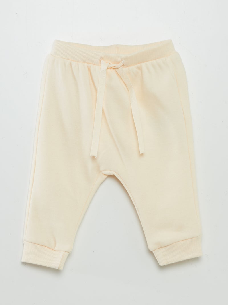 Ensemble sweat + pantalon de jogging - ;2 pièces BLANC - Kiabi