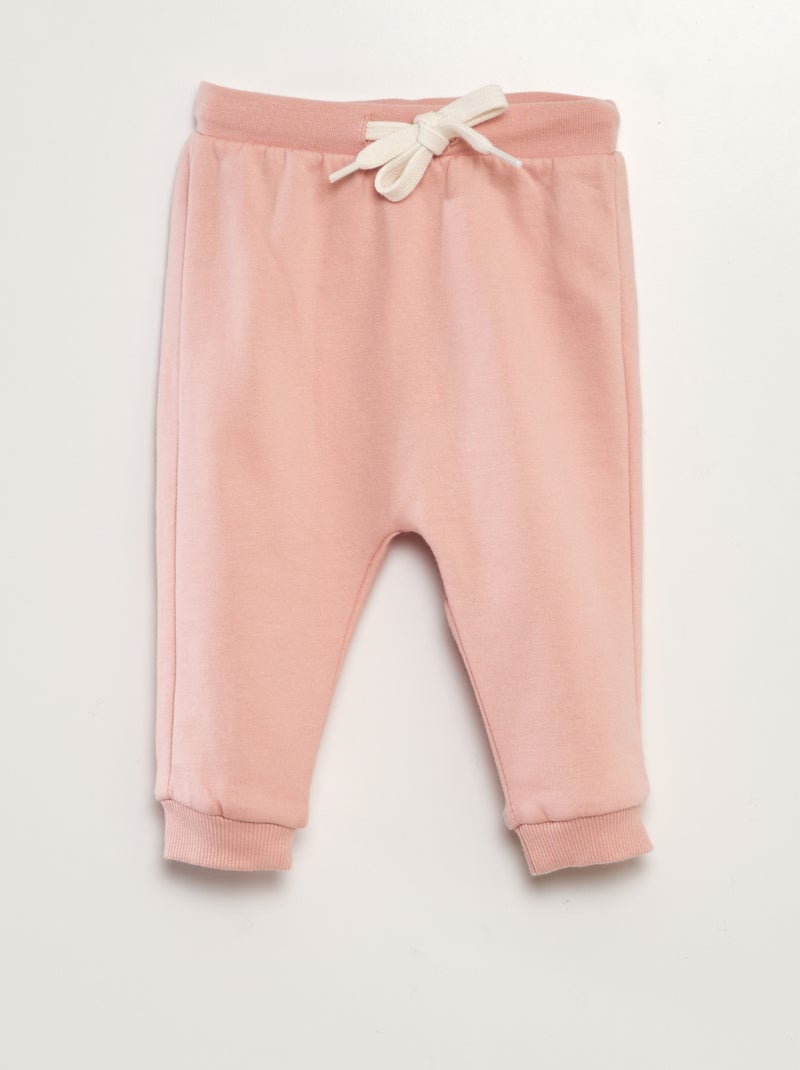 Ensemble sweat + pantalon de jogging - 2 pièces Rose - Kiabi